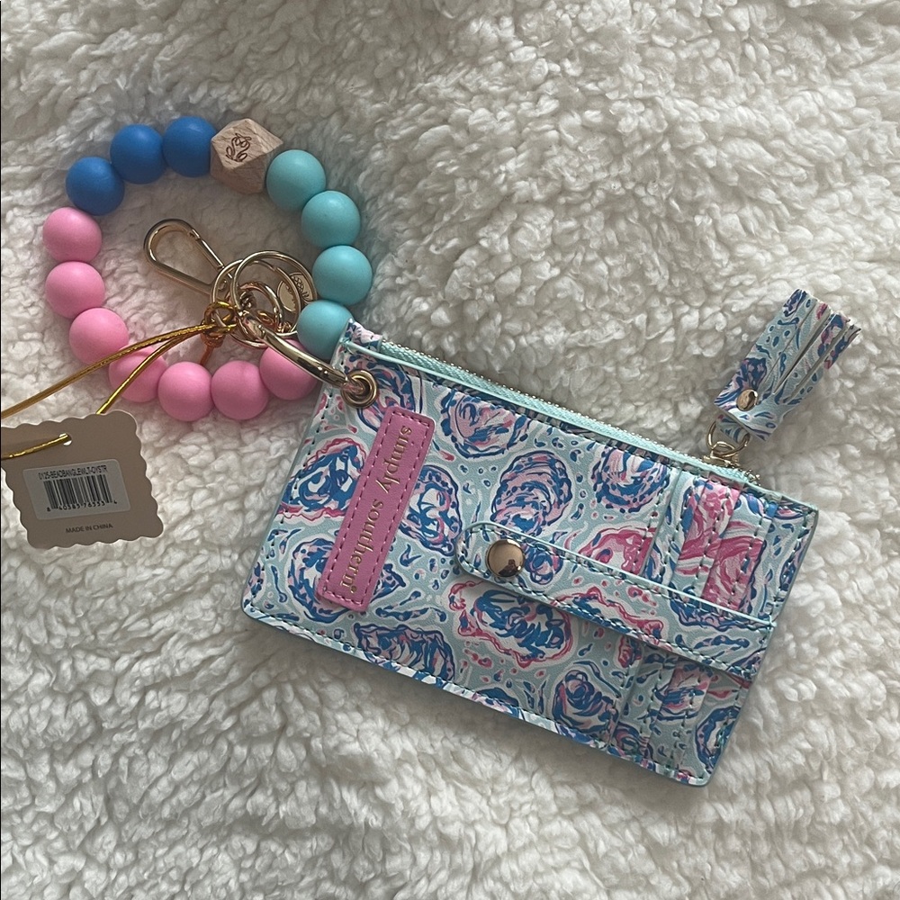 Simply Southern Oyster Keychain Wallet